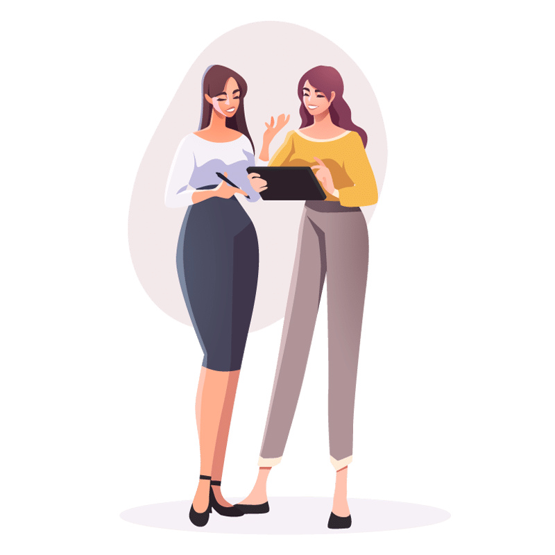 2-women-talking-tablet